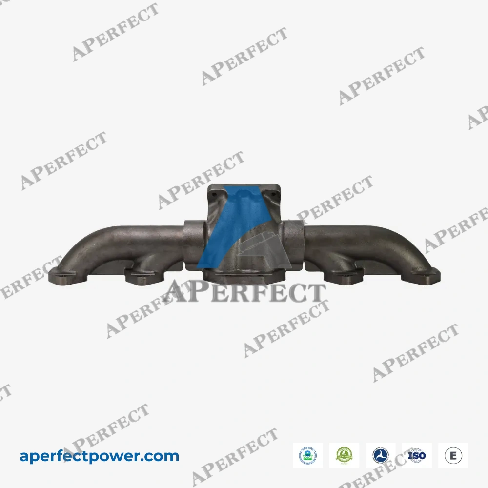 Aperfect exhaust manifold Cummins ISX CM570 detail view
