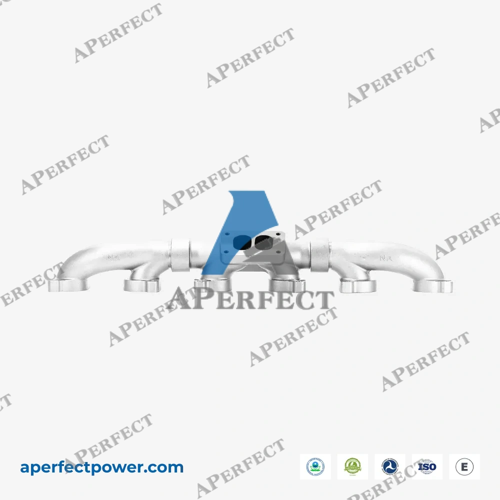 Aperfect exhaust manifold for Detroit