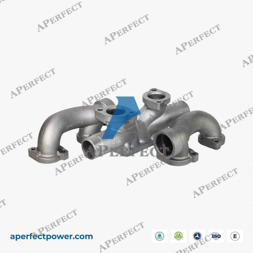 Aperfect exhaust manifold for Detroit Series 60 non-EGR
