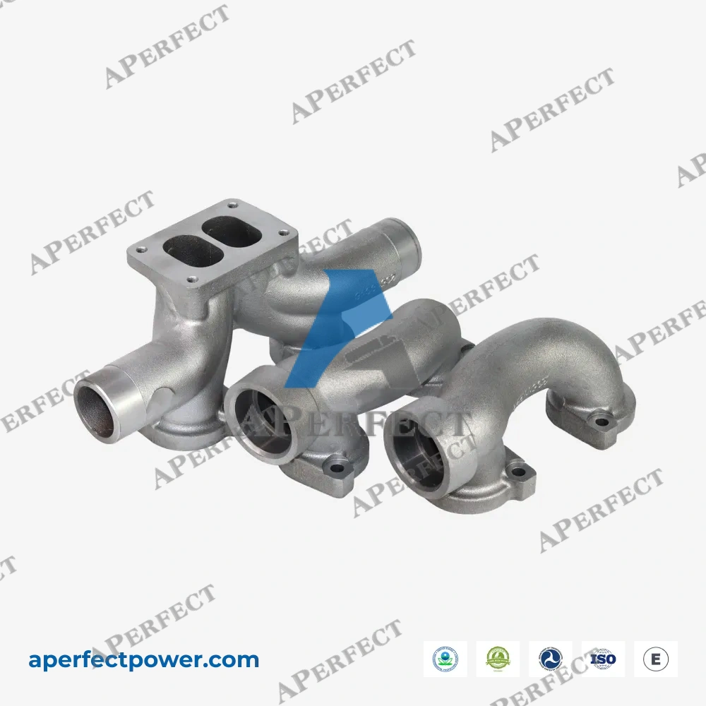 Aperfect exhaust manifold 23519348 Detroit Series 60 flange view
