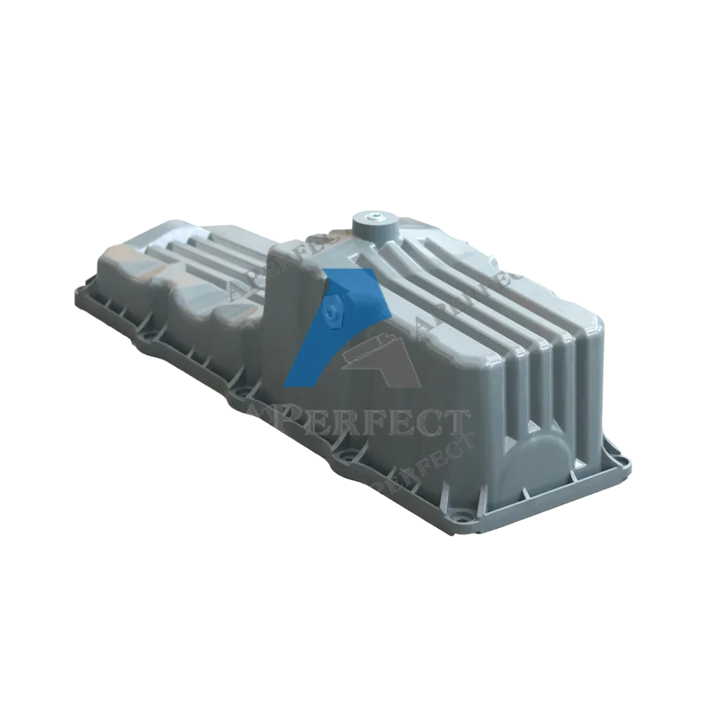 Aperfect oil pan 23522283 Detroit Series 60 rear sump side view